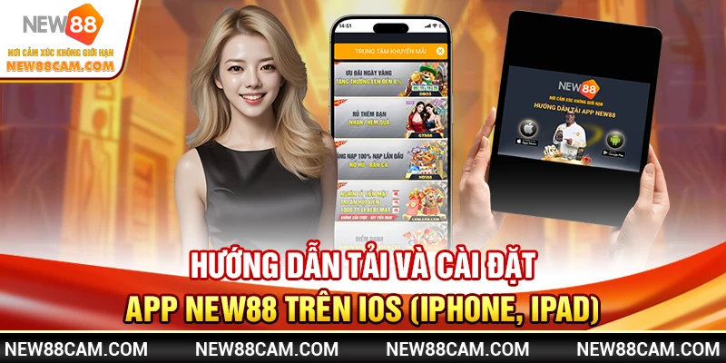 Hướng dẫn tải và cài đặt app New88 trên iOS (iPhone, iPad)