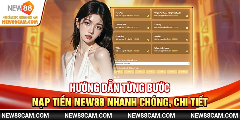 Nạp tiền New88 nhanh chóng – Hướng dẫn chi tiết & an toàn 2025 3 Hướng dẫn từng bước nạp tiền New88 nhanh chóng, chi tiết