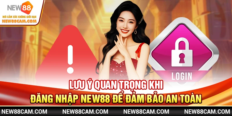 Lưu ý quan trọng khi đăng nhập New88 để đảm bảo an toàn