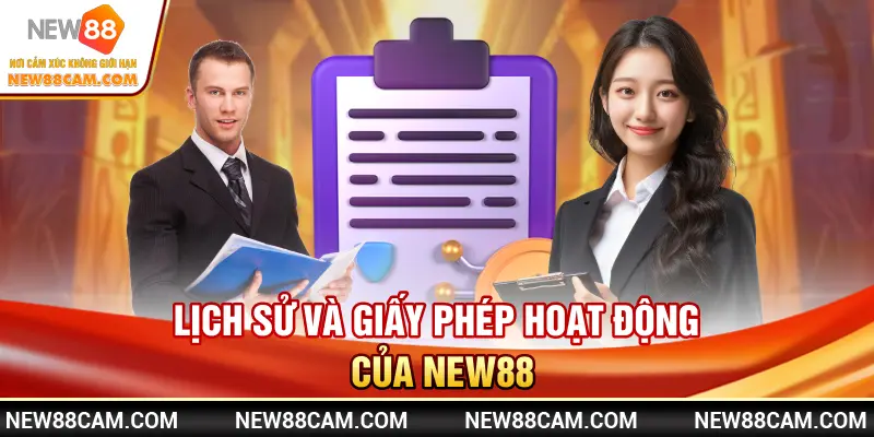 Lịch sử và giấy phép hoạt động của New88