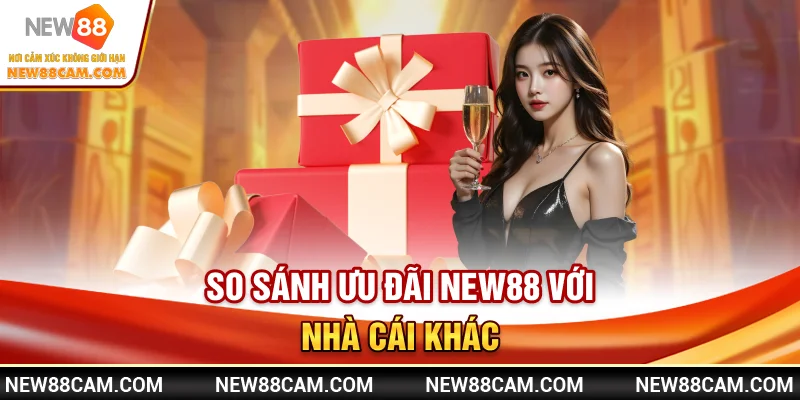 So sánh ưu đãi New88 với nhà cái khác